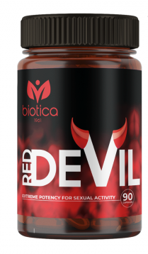 RED DEVIL – prírodný doplnok na erekciu a mužskú vitalitu, 90 kapsúl